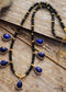 Boho Necklace, Adele Labradorite Teardrop Pendant Necklace